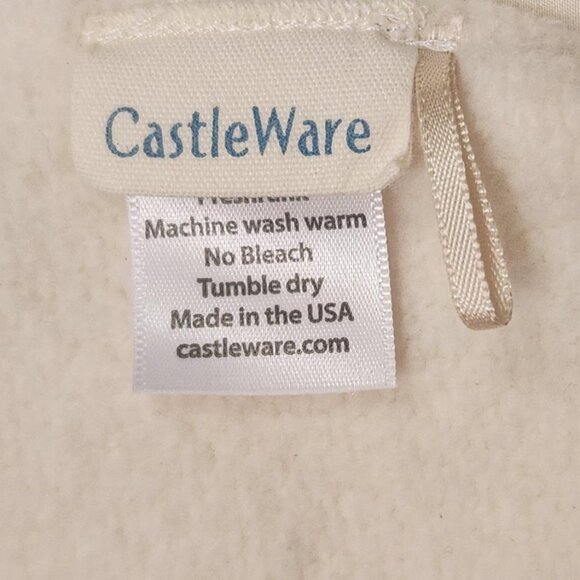 Bundle of Two CastleWare Organic Cotton Lovey Security Blanket 15 in by 15 in - Picture 4 of 5
